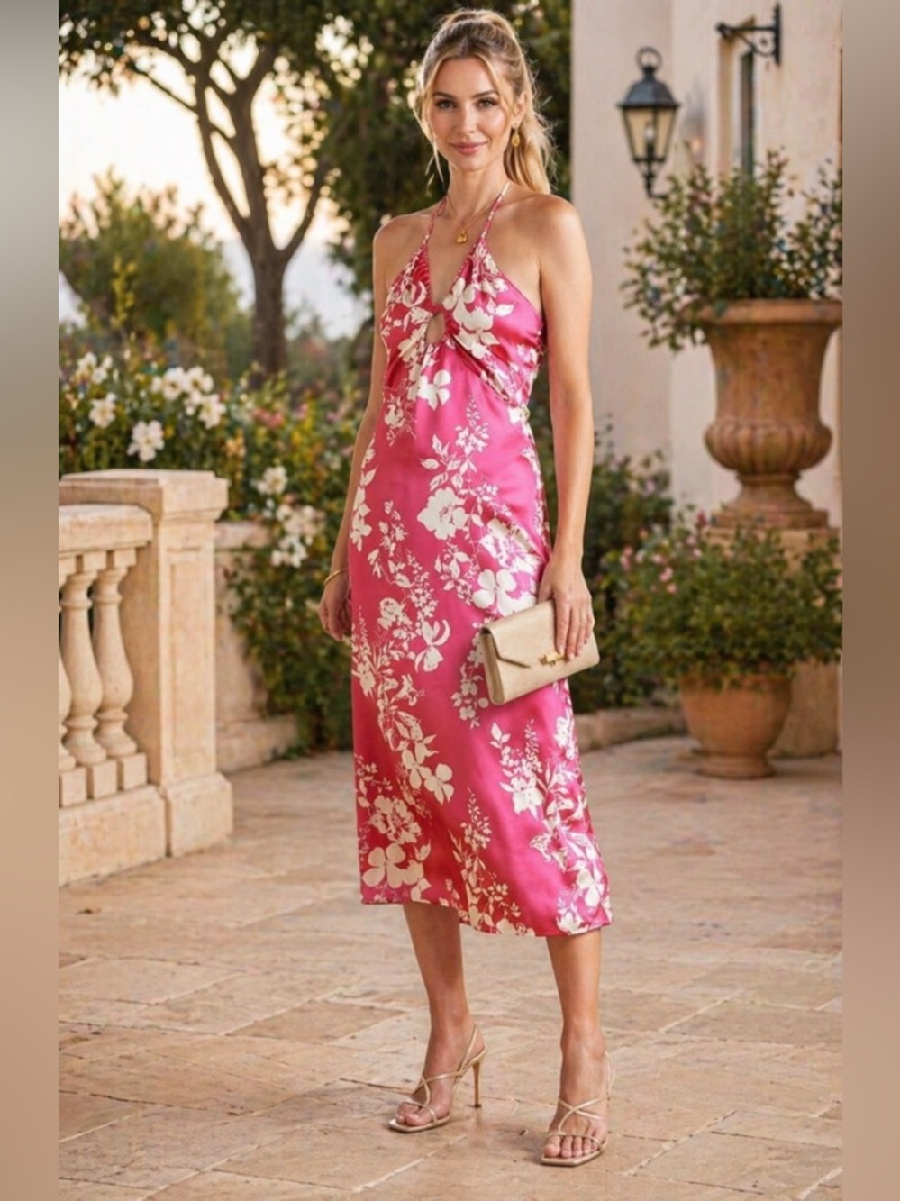 Reformation Antoni Silk Dress NWT